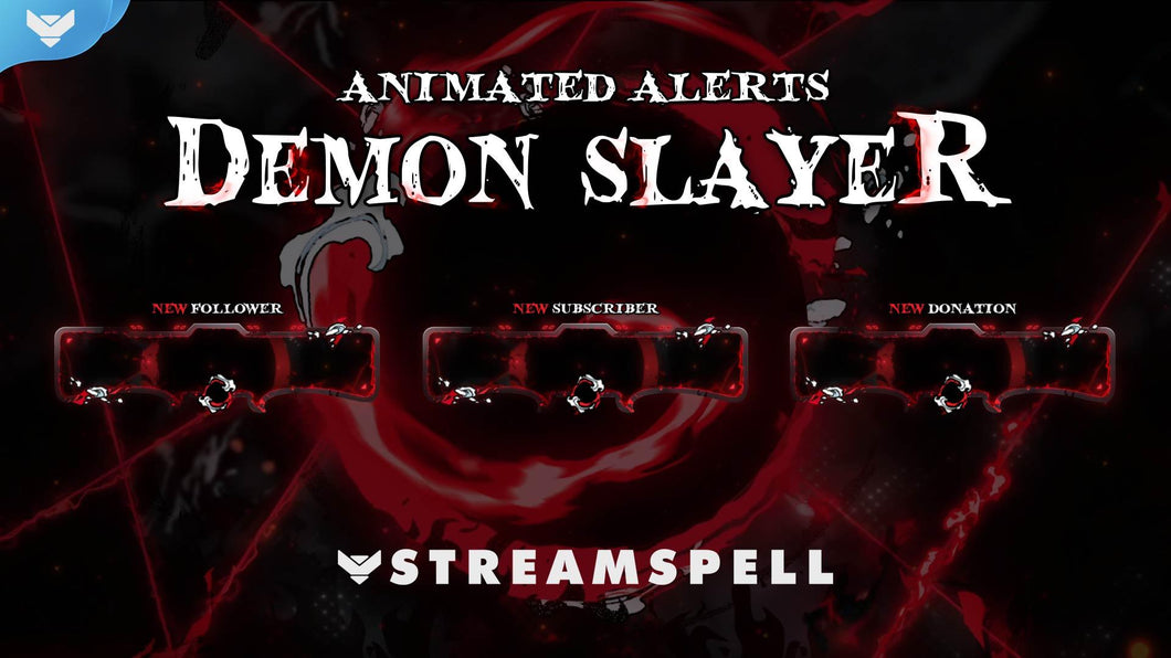 Demon Slayer Stream Alerts - StreamSpell
