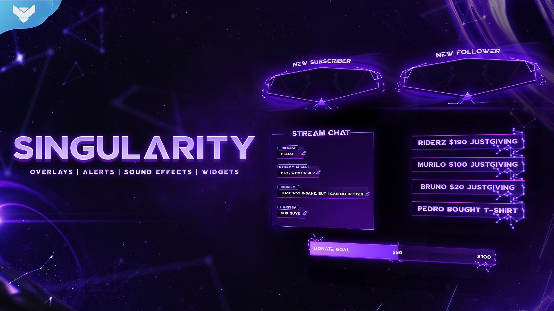 Singularity Stream Alerts - StreamSpell