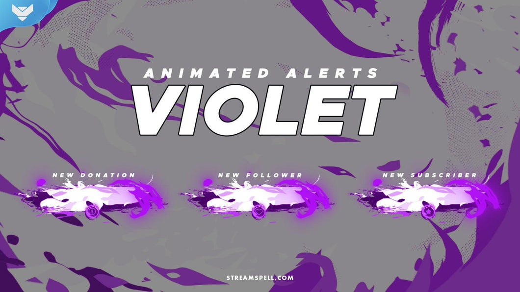 Violet Stream Alerts - StreamSpell