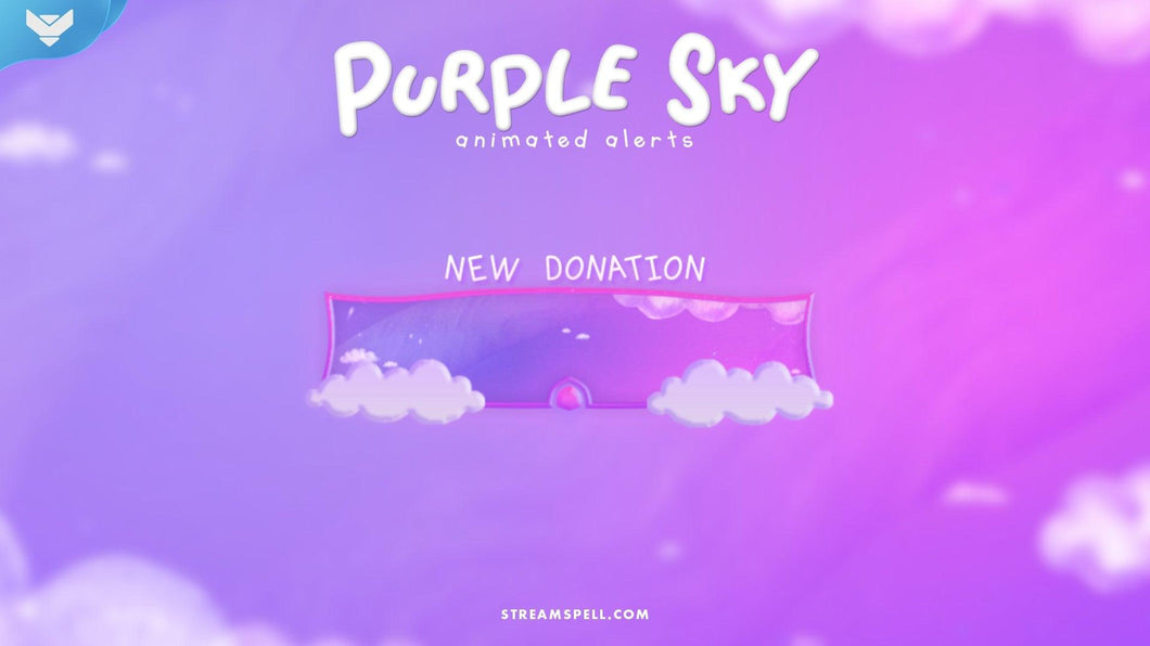 Purple Sky Stream Alerts - StreamSpell