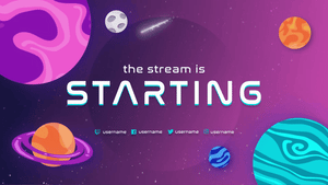 Cartoon Galaxy Stream Package - StreamSpell