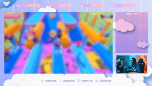 Dreamy Stream Package for Twitch, OBS & Streamlabs - StreamSpell