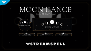 Moon Dance Social Media Package - StreamSpell