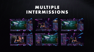Neon Flow Stream Package for Twitch, OBS & Streamlabs - StreamSpell