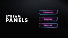 Load image into Gallery viewer, Neon Flow Stream Package for Twitch, OBS &amp; Streamlabs - StreamSpell