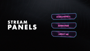 Neon Flow Stream Package for Twitch, OBS & Streamlabs - StreamSpell