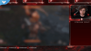 Ninja: Blood Night Stream Package for Twitch, OBS & Streamlabs - StreamSpell