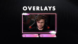 Pink Sky Stream Package for Twitch, OBS & Streamlabs - StreamSpell