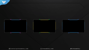 Pop Neon Animated Webcam Overlay - StreamSpell