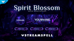 Spirit Blossom Social Media Package - StreamSpell