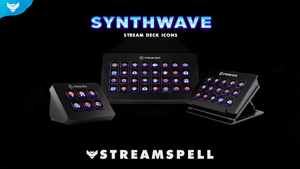 Synthwave Stream Deck Icons - StreamSpell