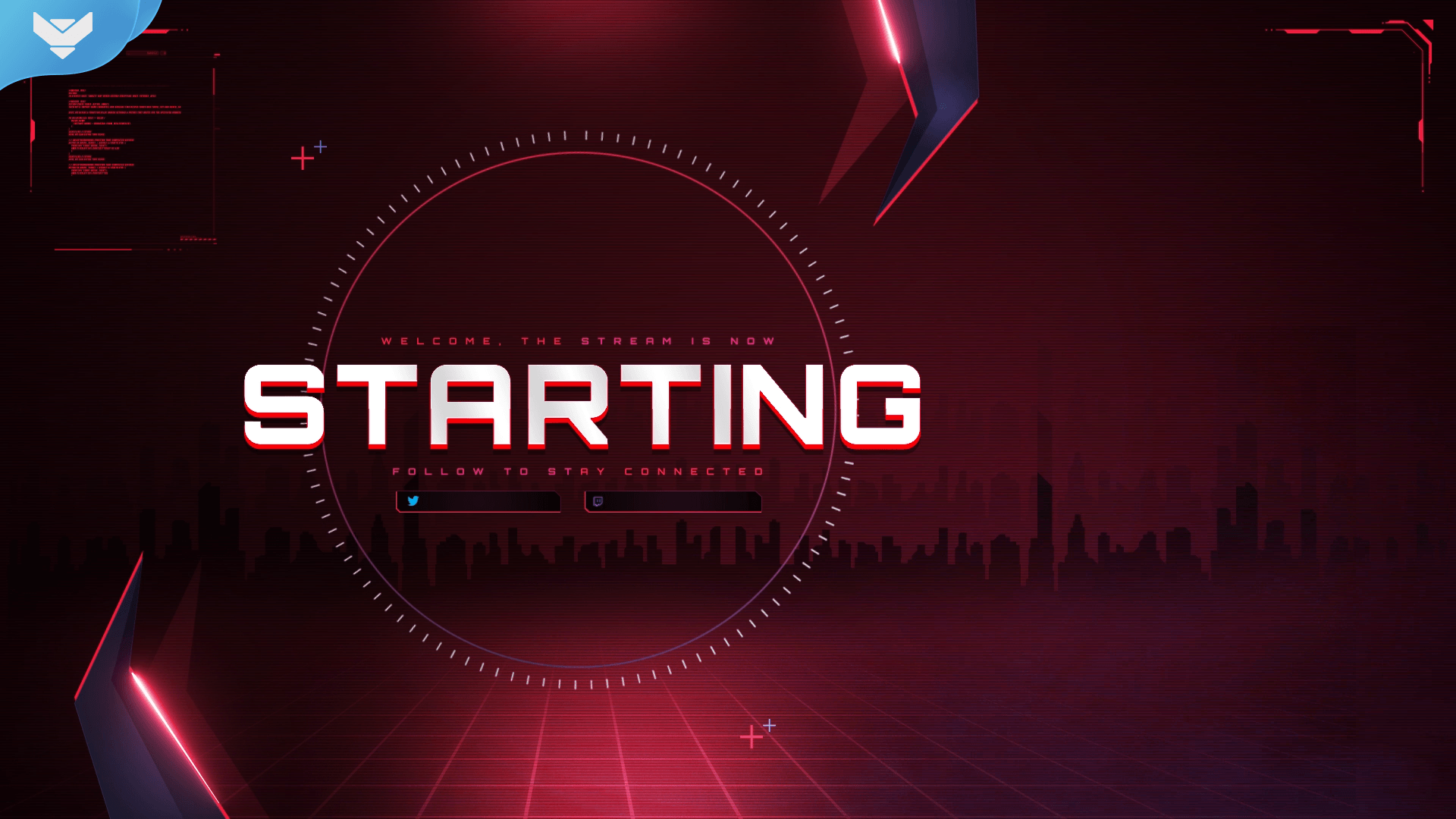 Cyberpunk Animated Stream Package - StreamSpell