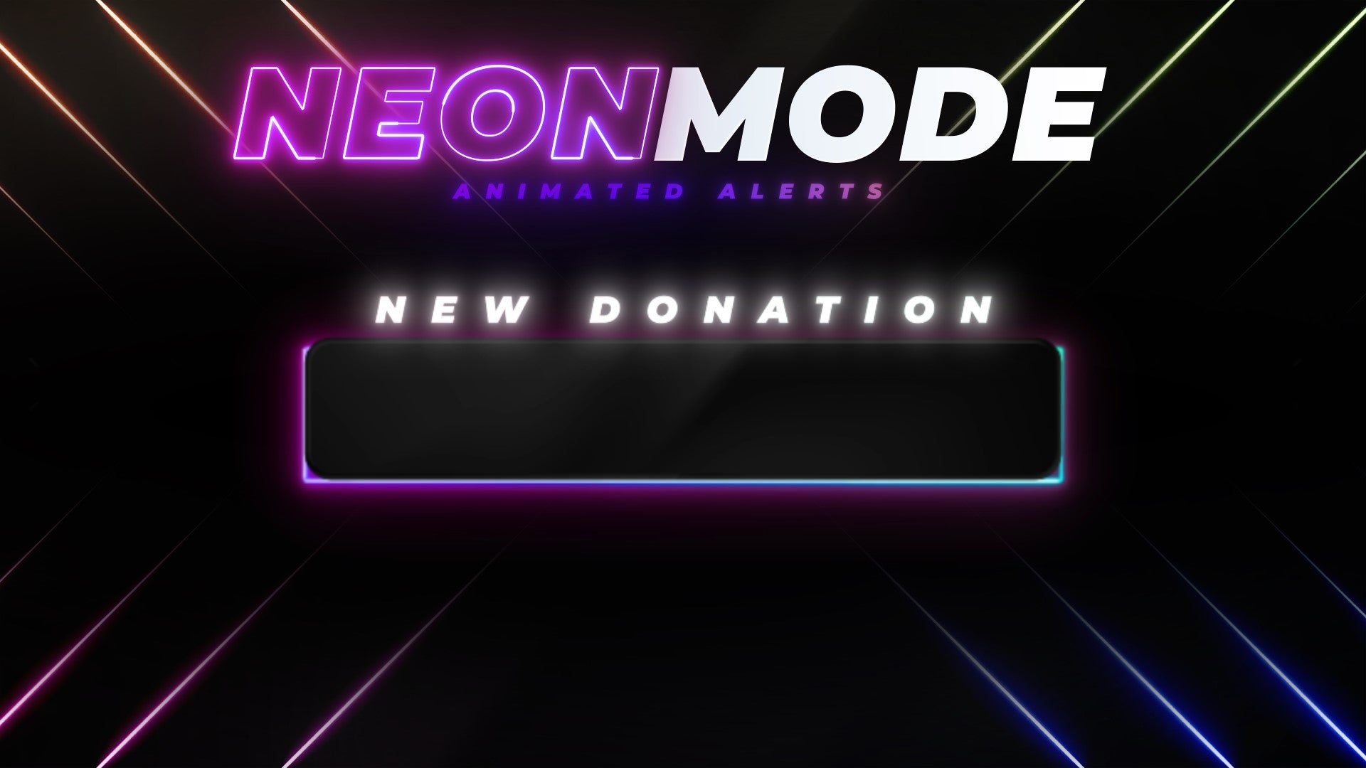 Neon Mode Stream Alerts