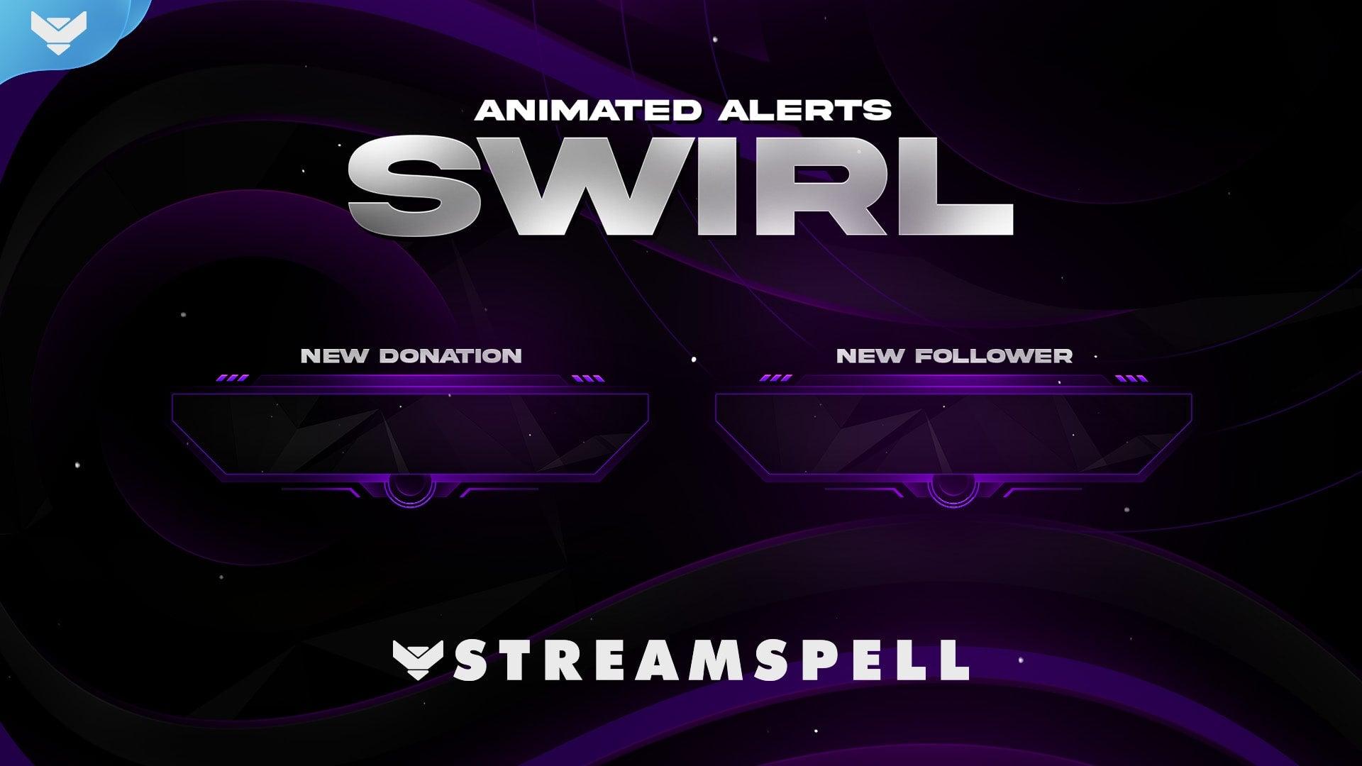 Swirl Stream Alerts - StreamSpell