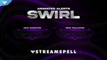 Load image into Gallery viewer, Swirl Stream Alerts - StreamSpell