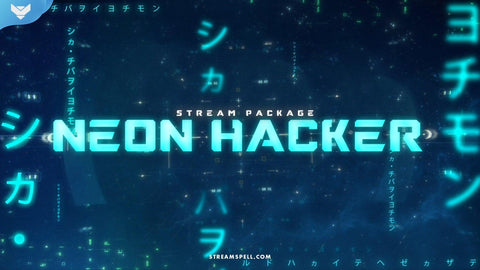Neon Hacker Stream Package - StreamSpell