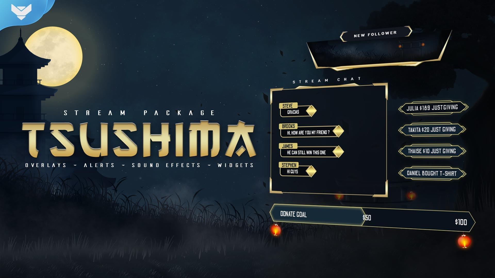 Tsushima Stream Alerts - StreamSpell